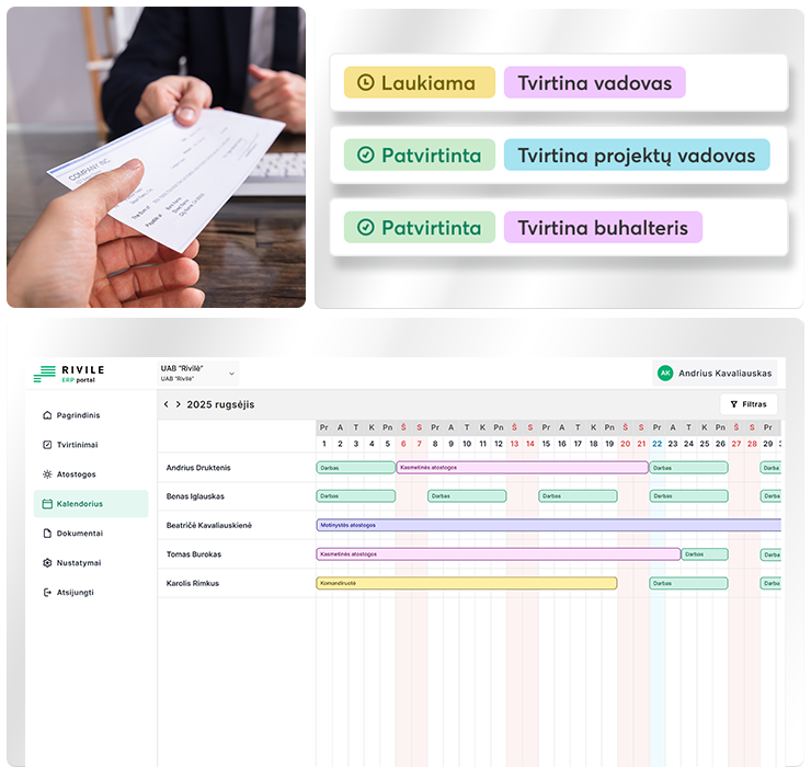 darbuotoju portalas, valdykite savo darbuotoju informacija, mokekite algas
