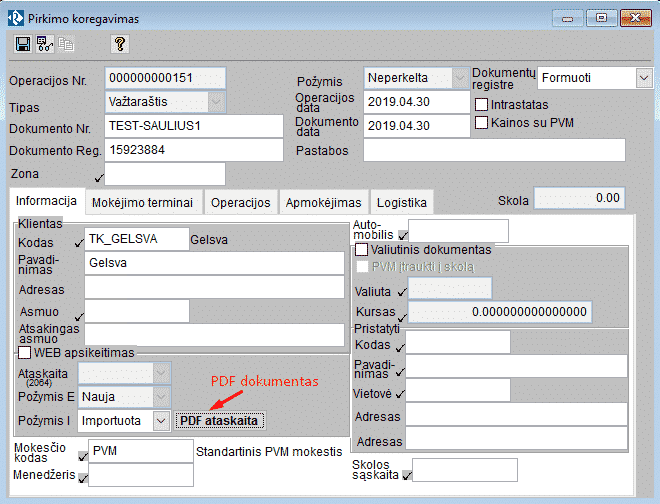 Integracija su Omniva BIT